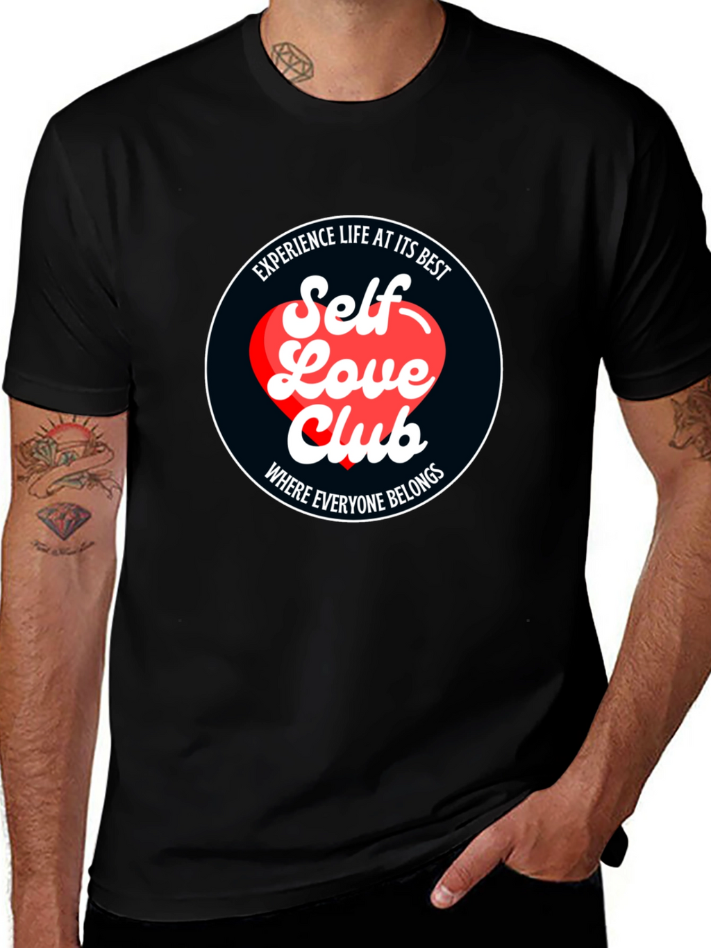 Self Love Club Black T-Shirt