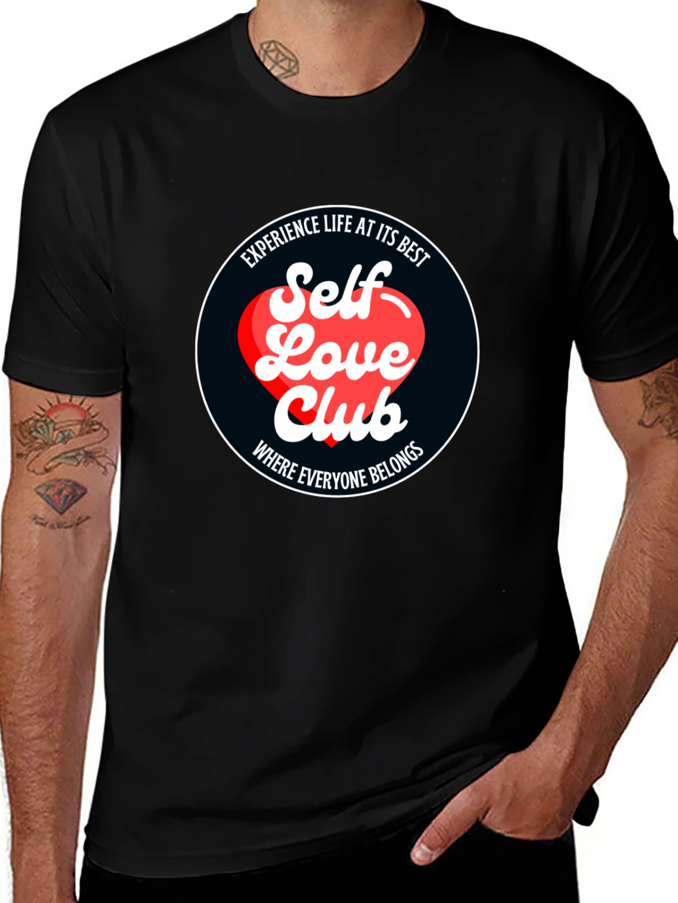 Self Love Club Black T-Shirt