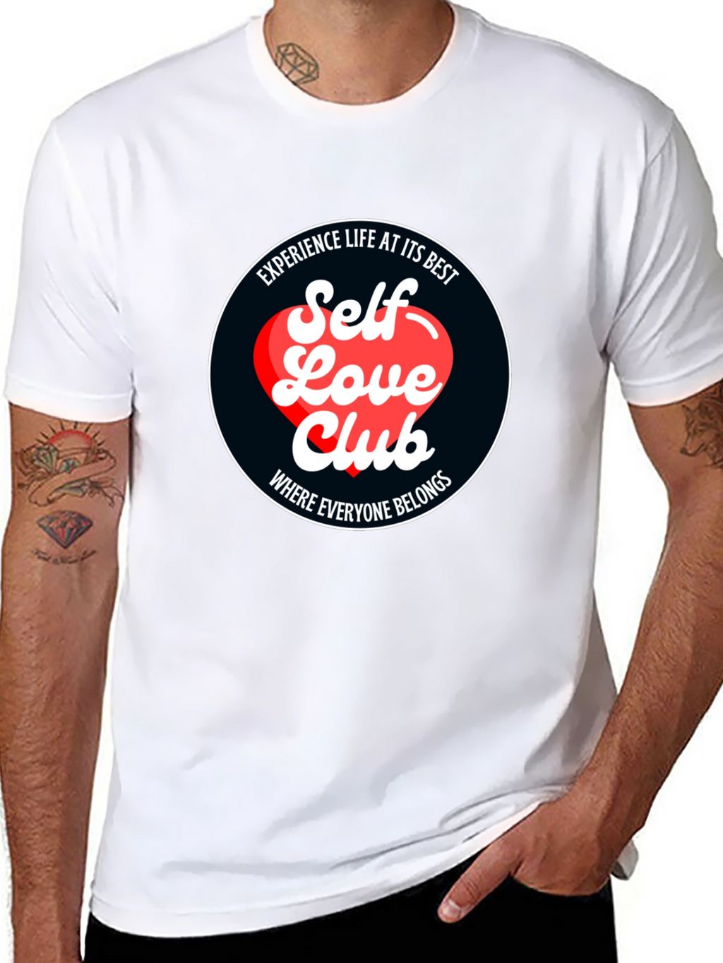 Self Love Club Black T-Shirt