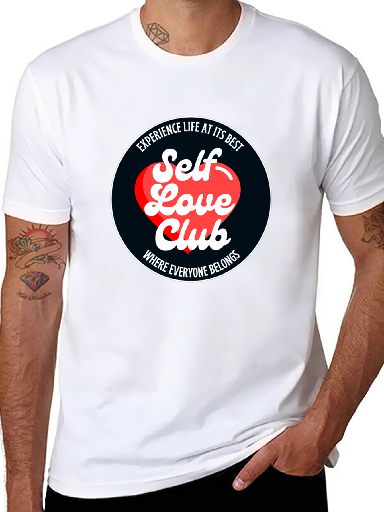 Self Love Club Black T-Shirt