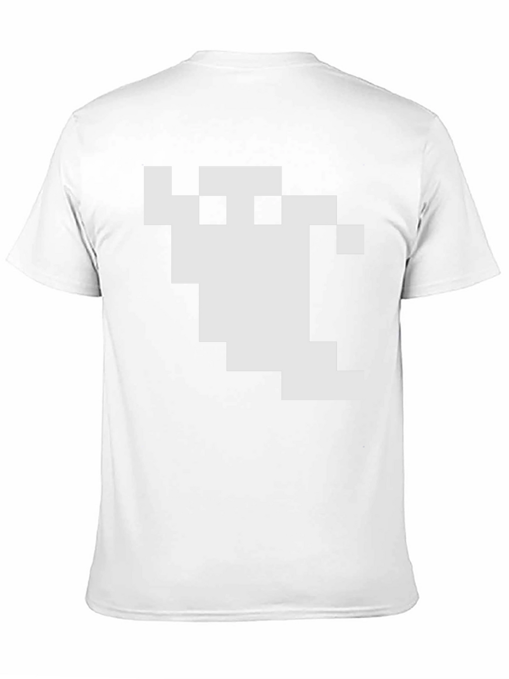 Pixel Ghost Graphic Black T-Shirt