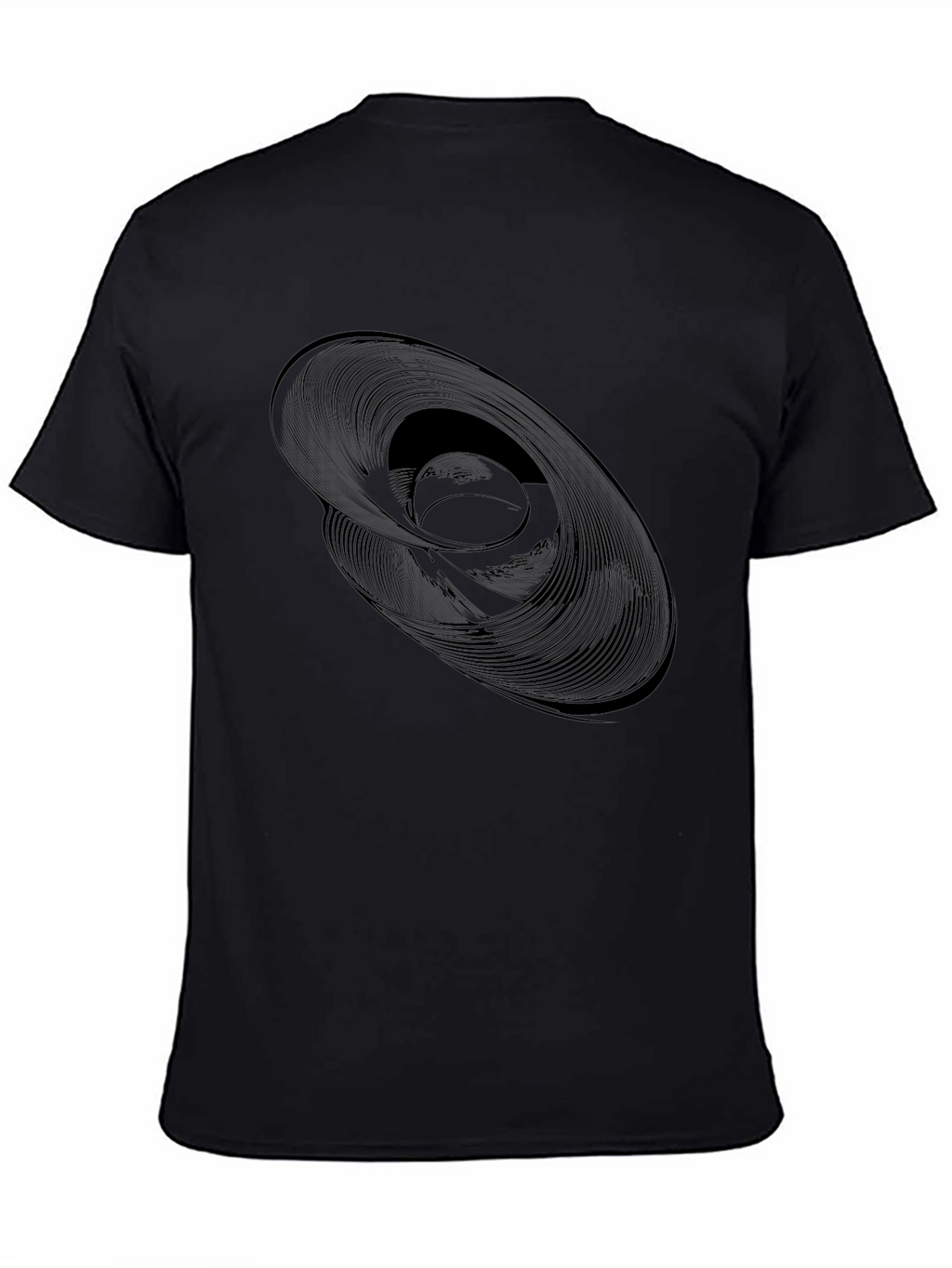 Abstract Swirl Graphic Tee - Modern Style