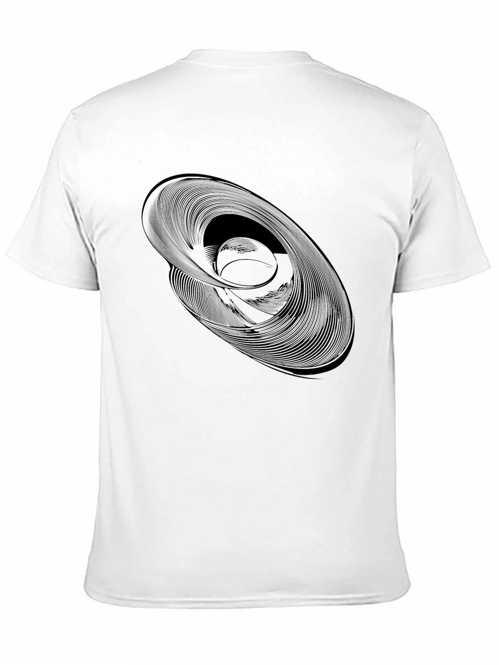 Abstract Swirl Graphic Tee - Modern Style