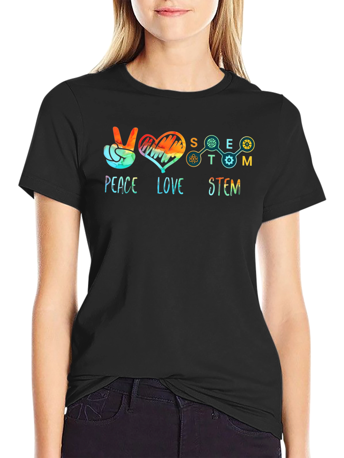 Peace Love STEM T-Shirt