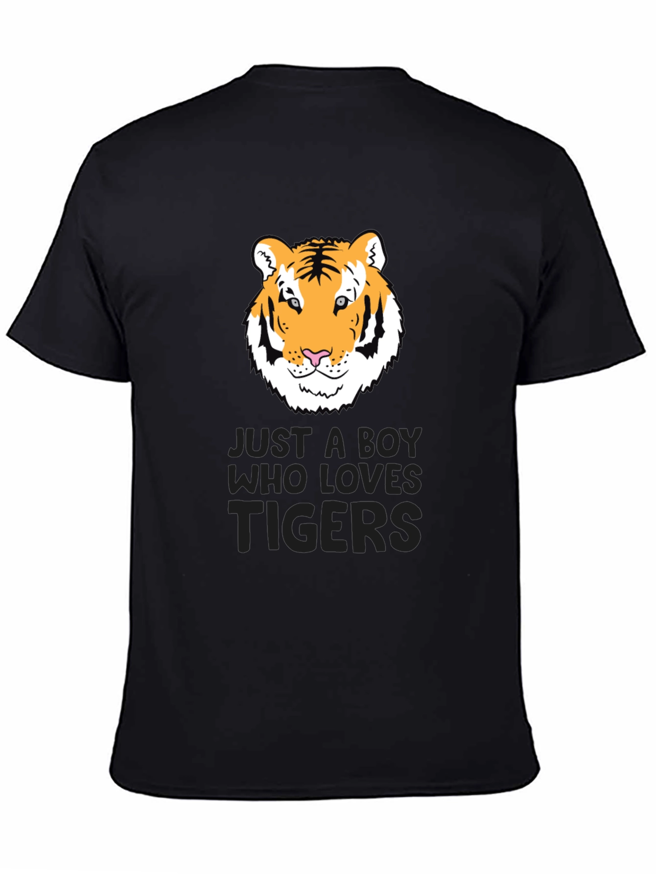 Tiger Lover Graphic Tee - Just a Boy Who Loves Tigers