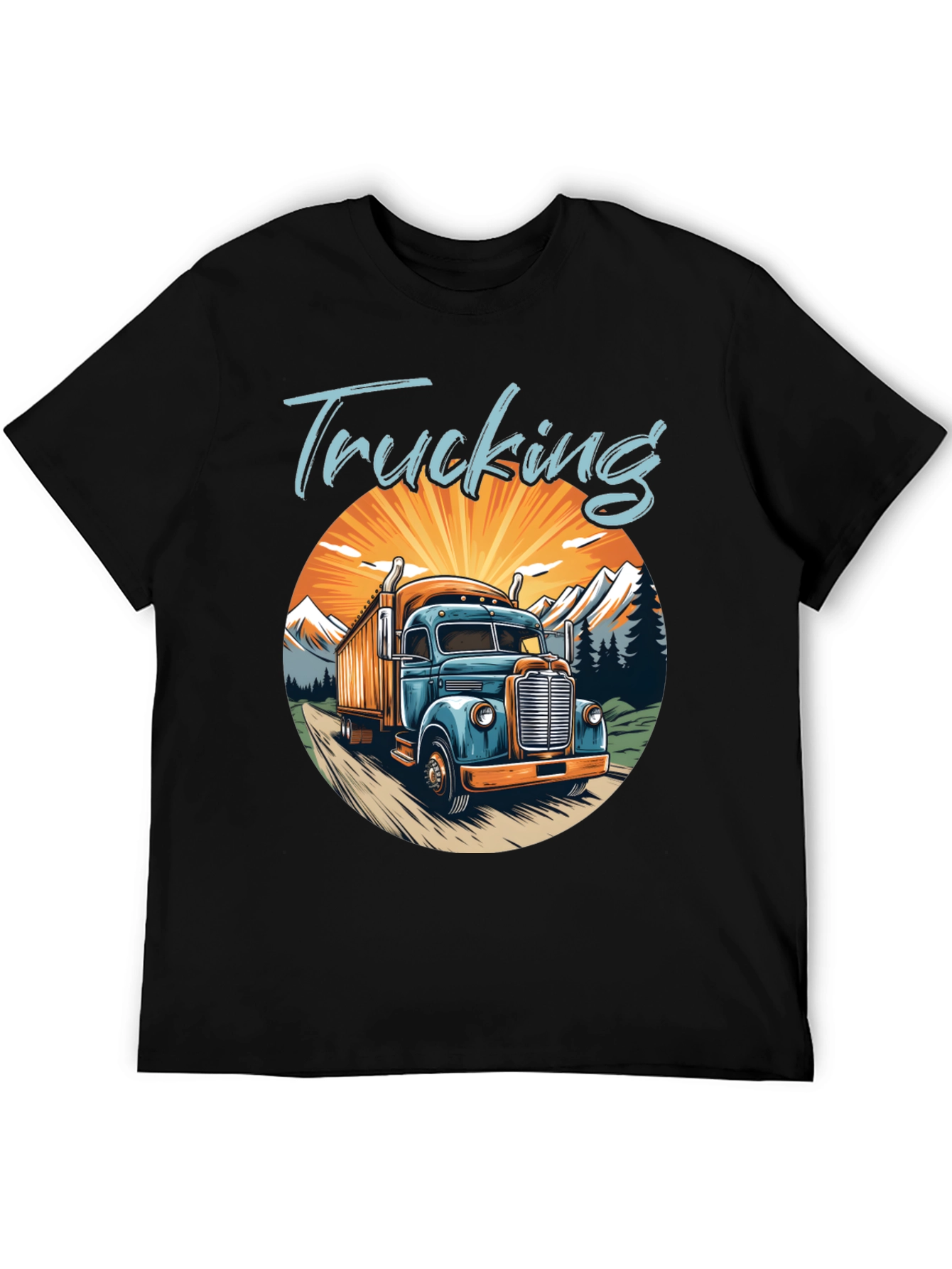 Trucking Graphic T-Shirt - Classic Trucker Tee