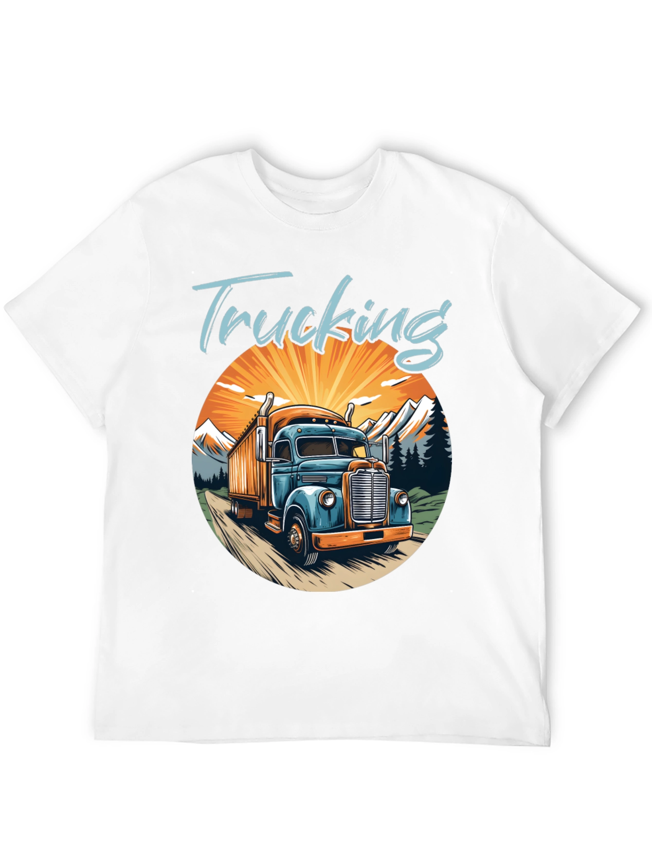 Trucking Graphic T-Shirt - Classic Trucker Tee