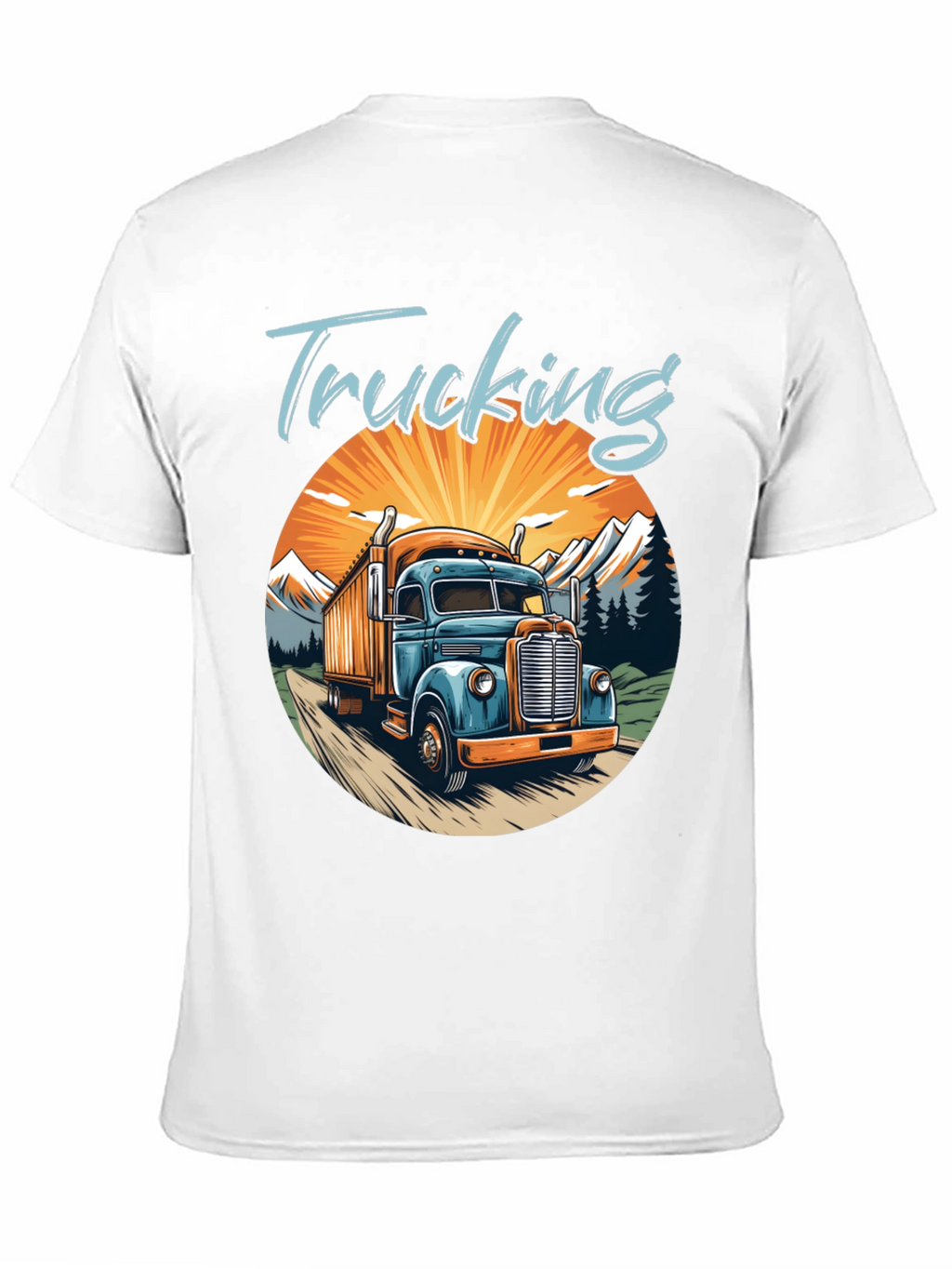 Trucking Graphic T-Shirt - Classic Trucker Tee