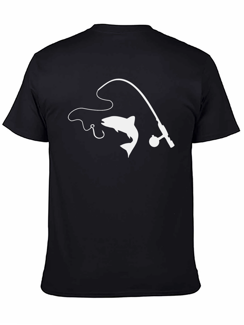 Fishing Rod & Fish Graphic Tee