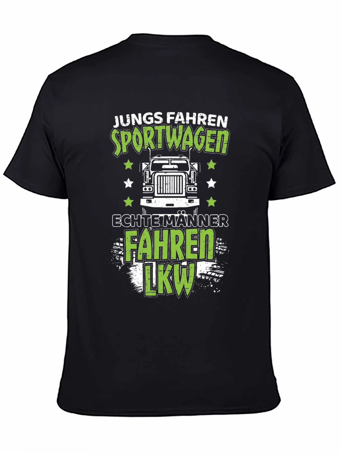 Funny Trucker T-Shirt - Junge Fahren Sportwagen