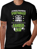 Funny Trucker T-Shirt - Junge Fahren Sportwagen