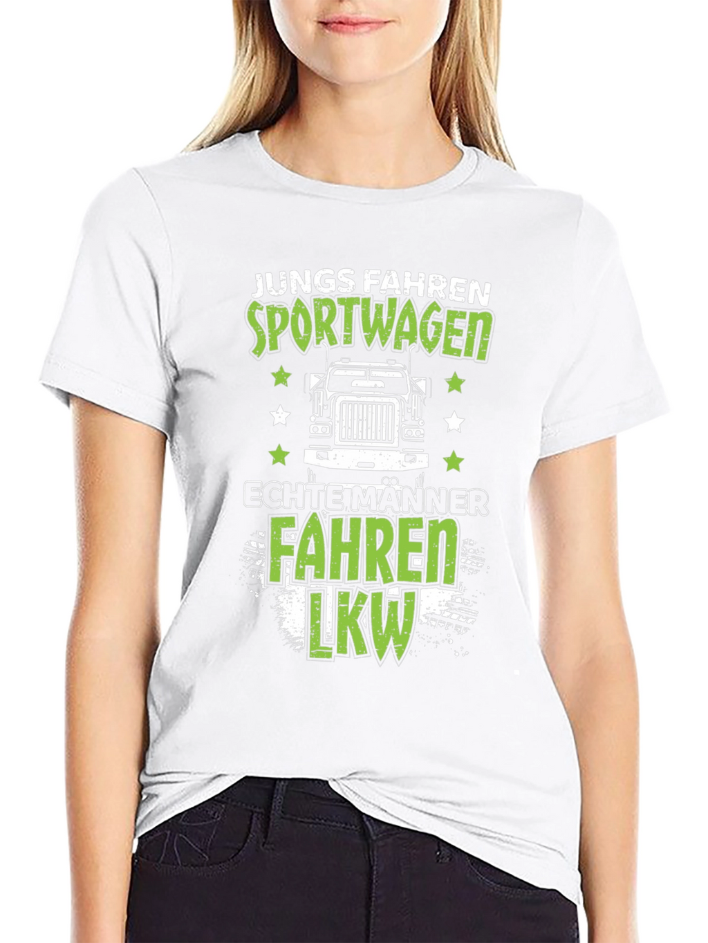 Funny Trucker T-Shirt - Junge Fahren Sportwagen