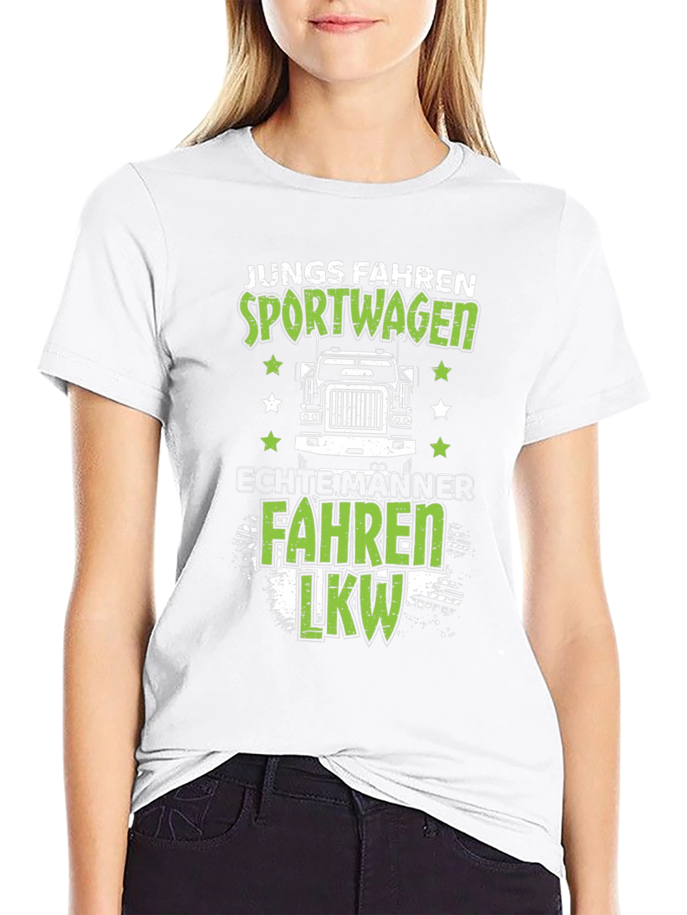 Funny Trucker T-Shirt - Junge Fahren Sportwagen