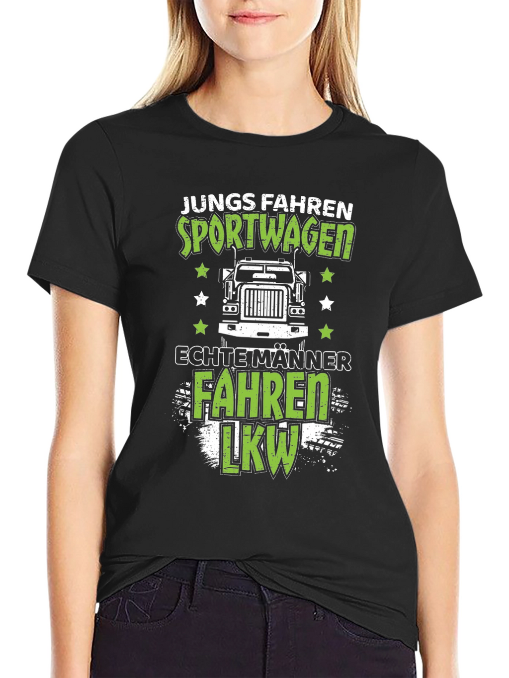 Funny Trucker T-Shirt - Junge Fahren Sportwagen