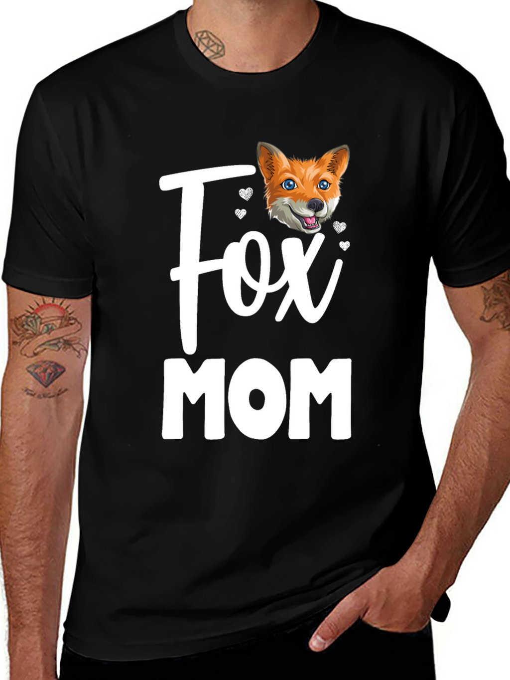 Fox Mom Graphic T-Shirt
