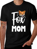 Fox Mom Graphic T-Shirt