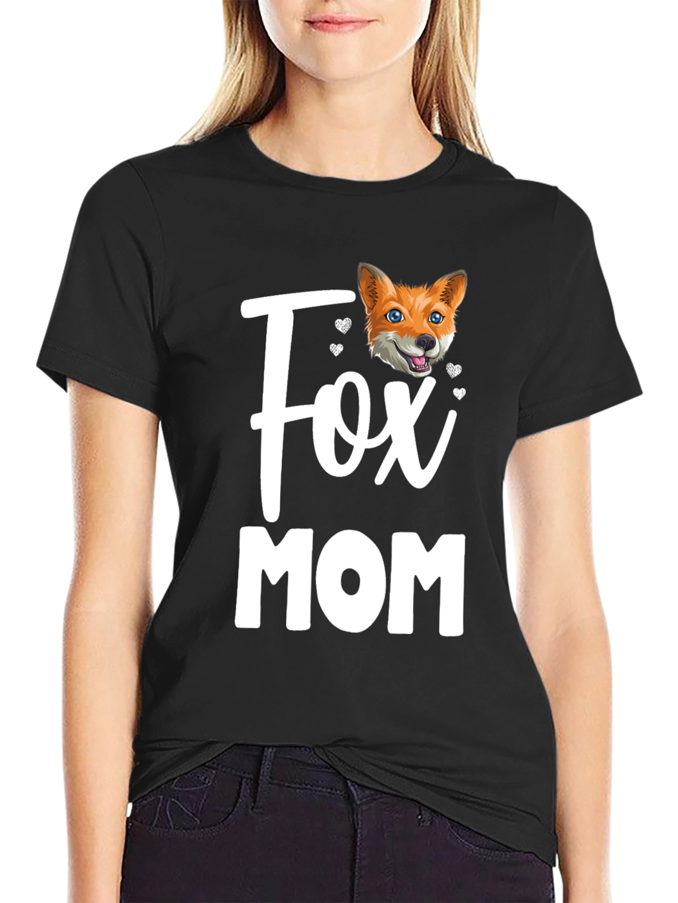 Fox Mom Graphic T-Shirt