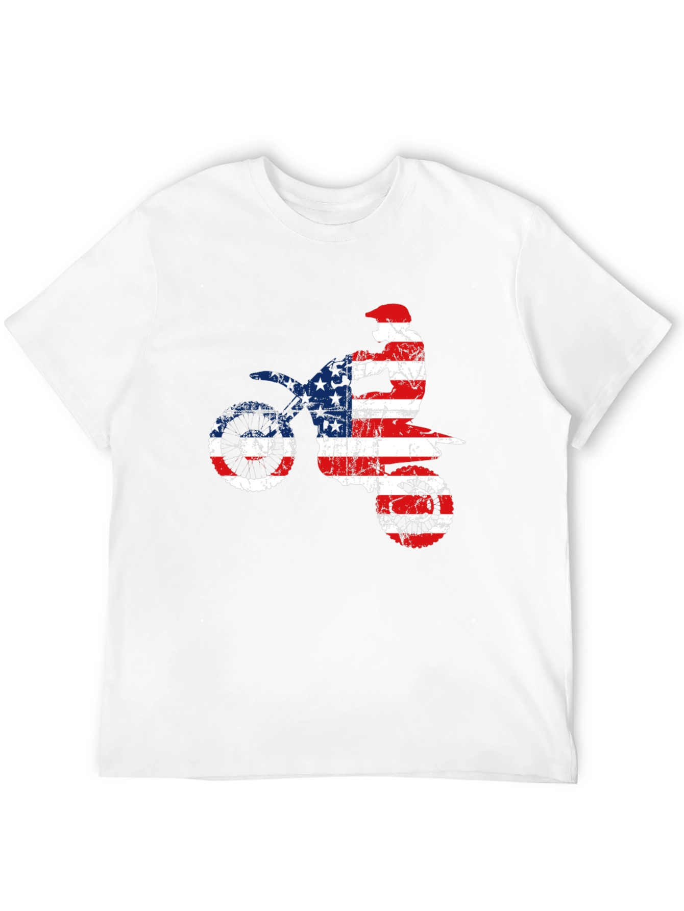 American Flag Motocross T-Shirt