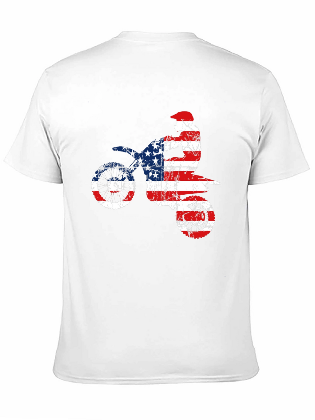 American Flag Motocross T-Shirt