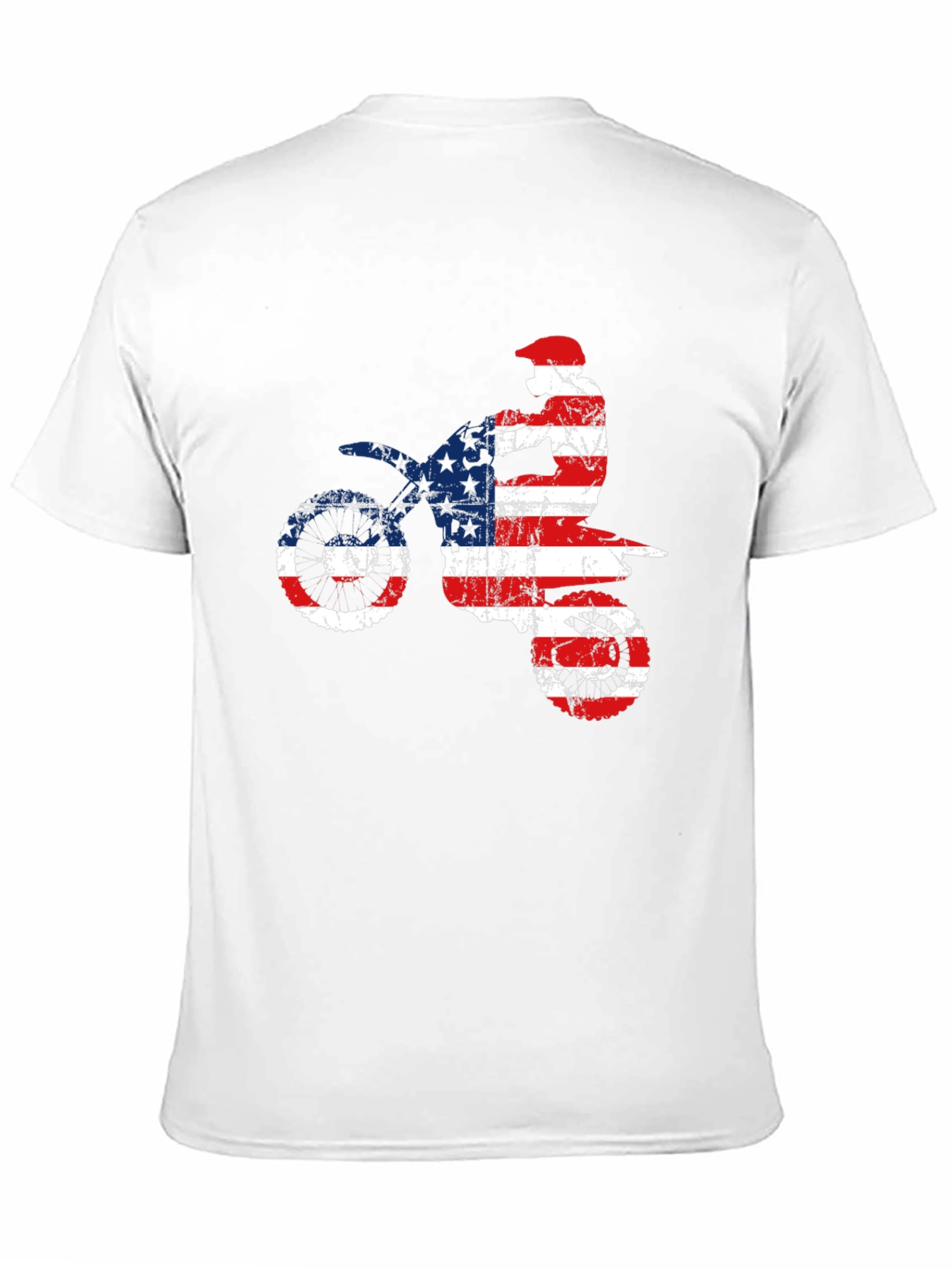 American Flag Motocross T-Shirt