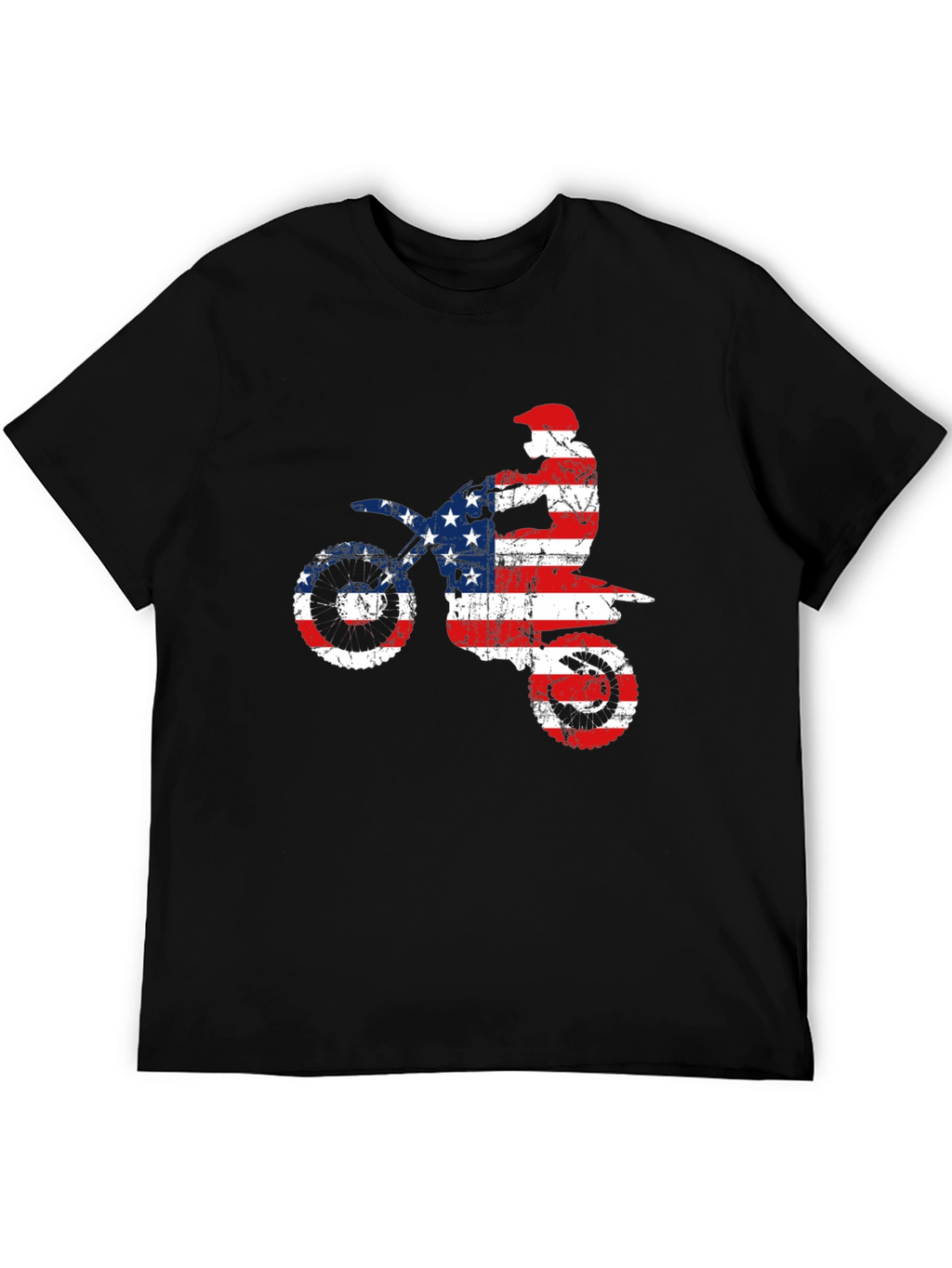 American Flag Motocross T-Shirt