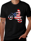 American Flag Motocross T-Shirt