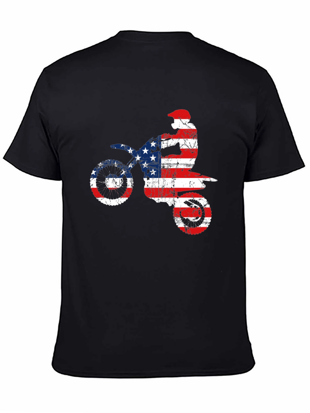 American Flag Motocross T-Shirt