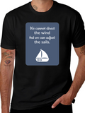 Inspirational Sailing T-Shirt - Adjust the Sails!