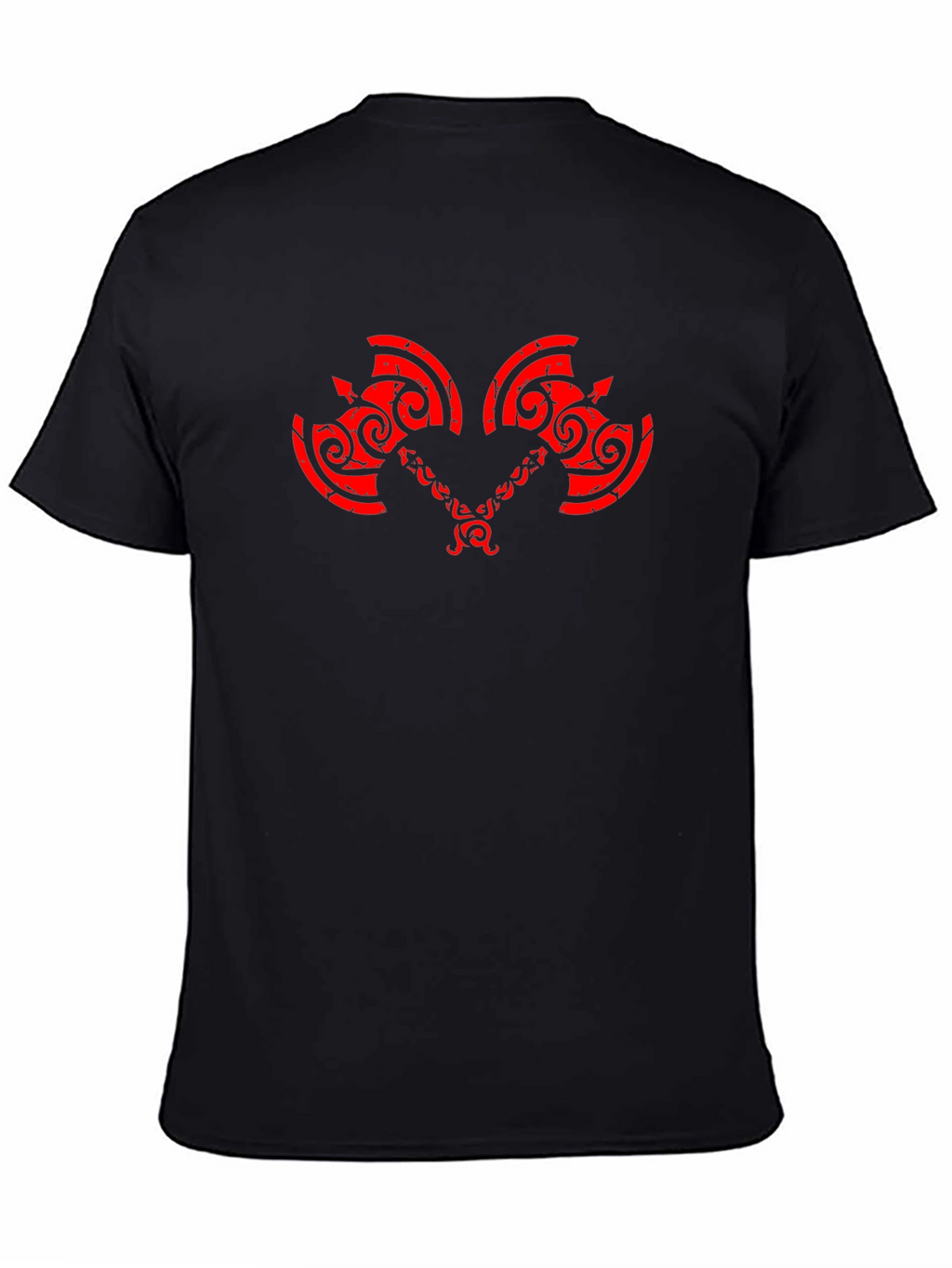 Axe Graphic Print Crew Neck T-Shirt
