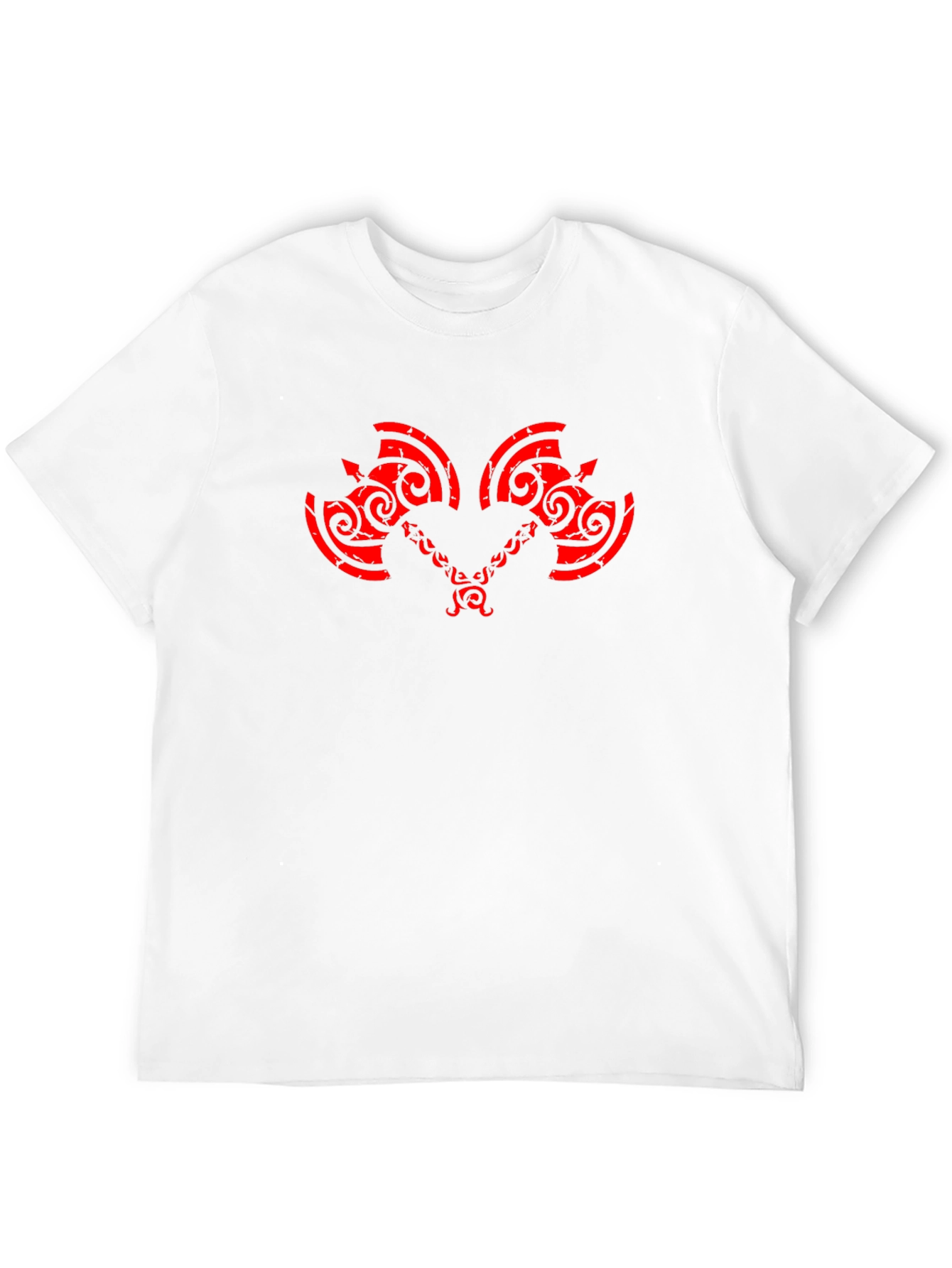 Axe Graphic Print Crew Neck T-Shirt