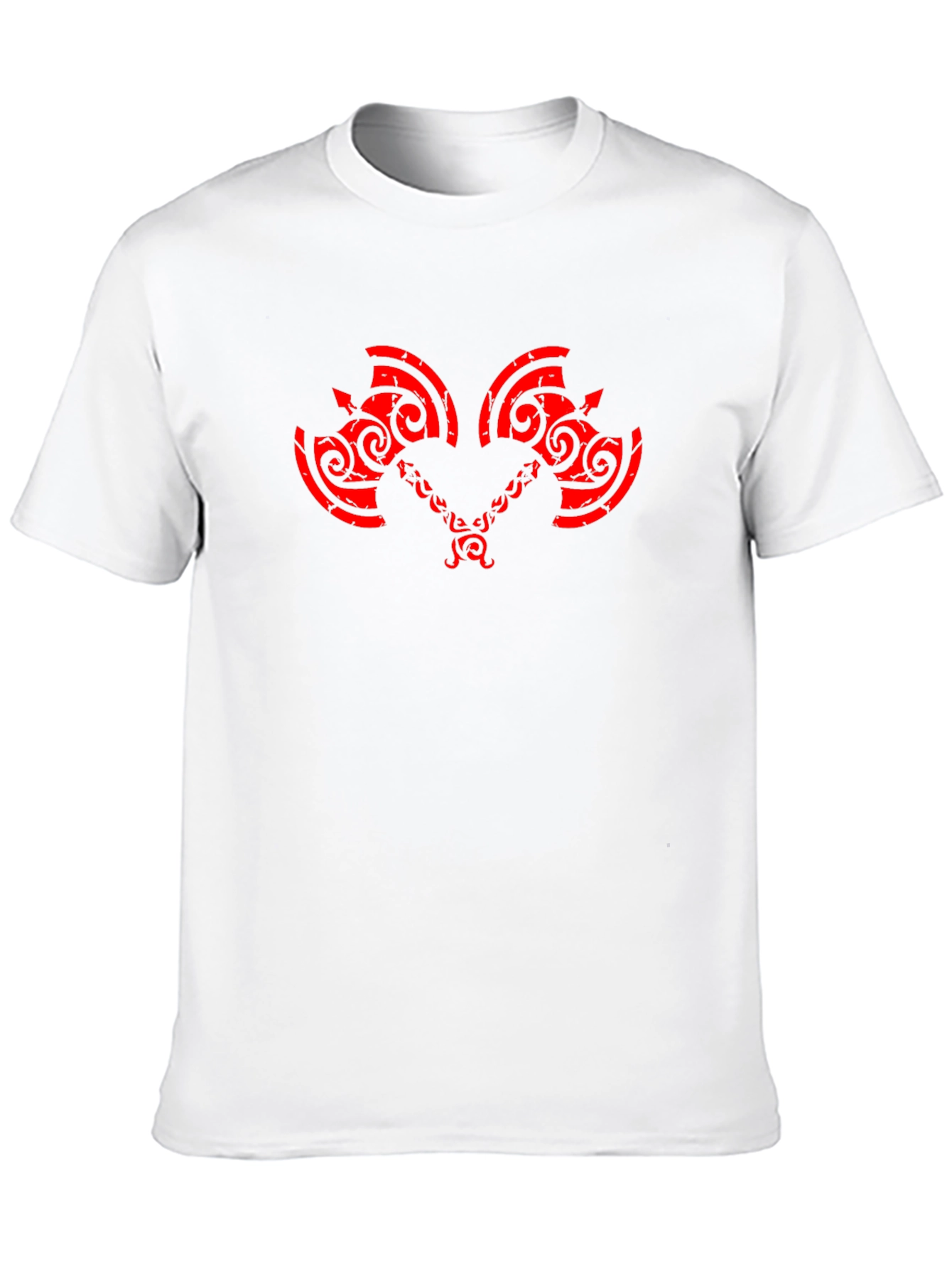 Axe Graphic Print Crew Neck T-Shirt