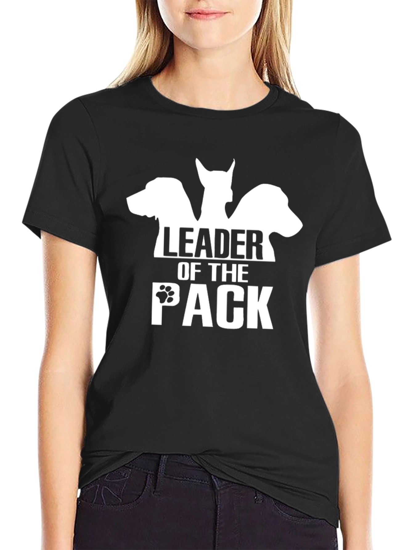 Leader of the Pack Dog Graphic T-Shirt