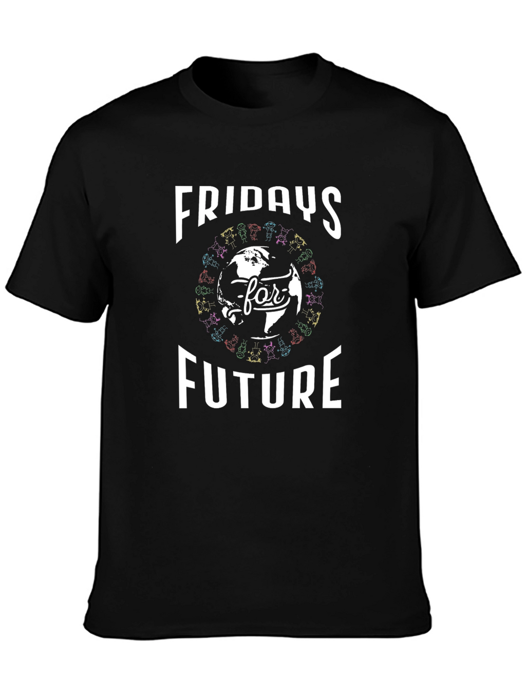 Fridays for Future Black T-Shirt