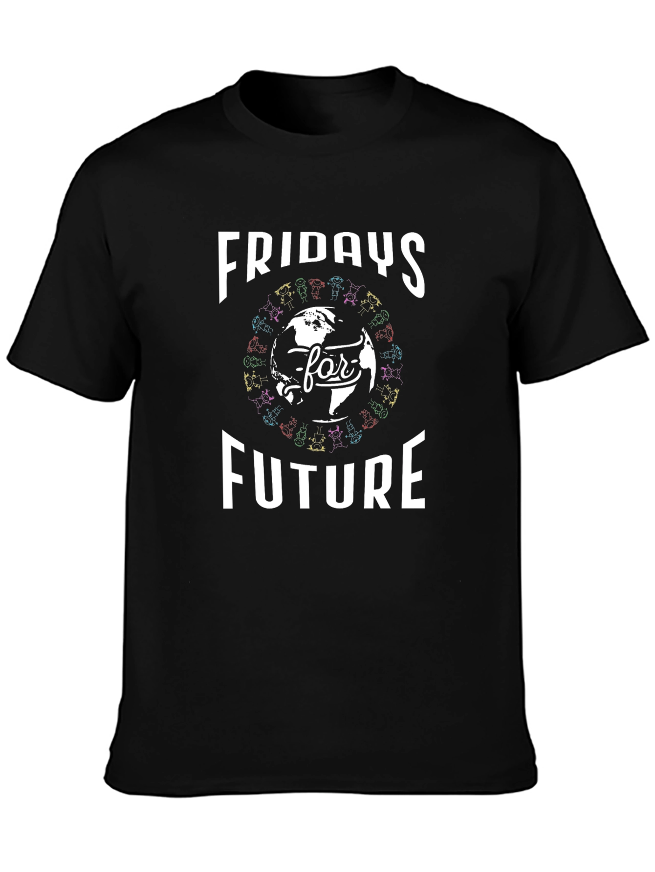 Fridays for Future Black T-Shirt