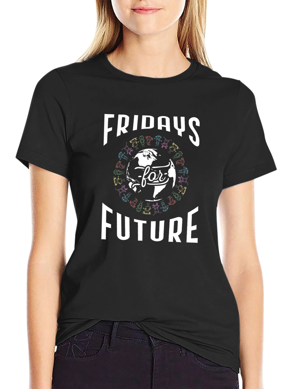 Fridays for Future Black T-Shirt