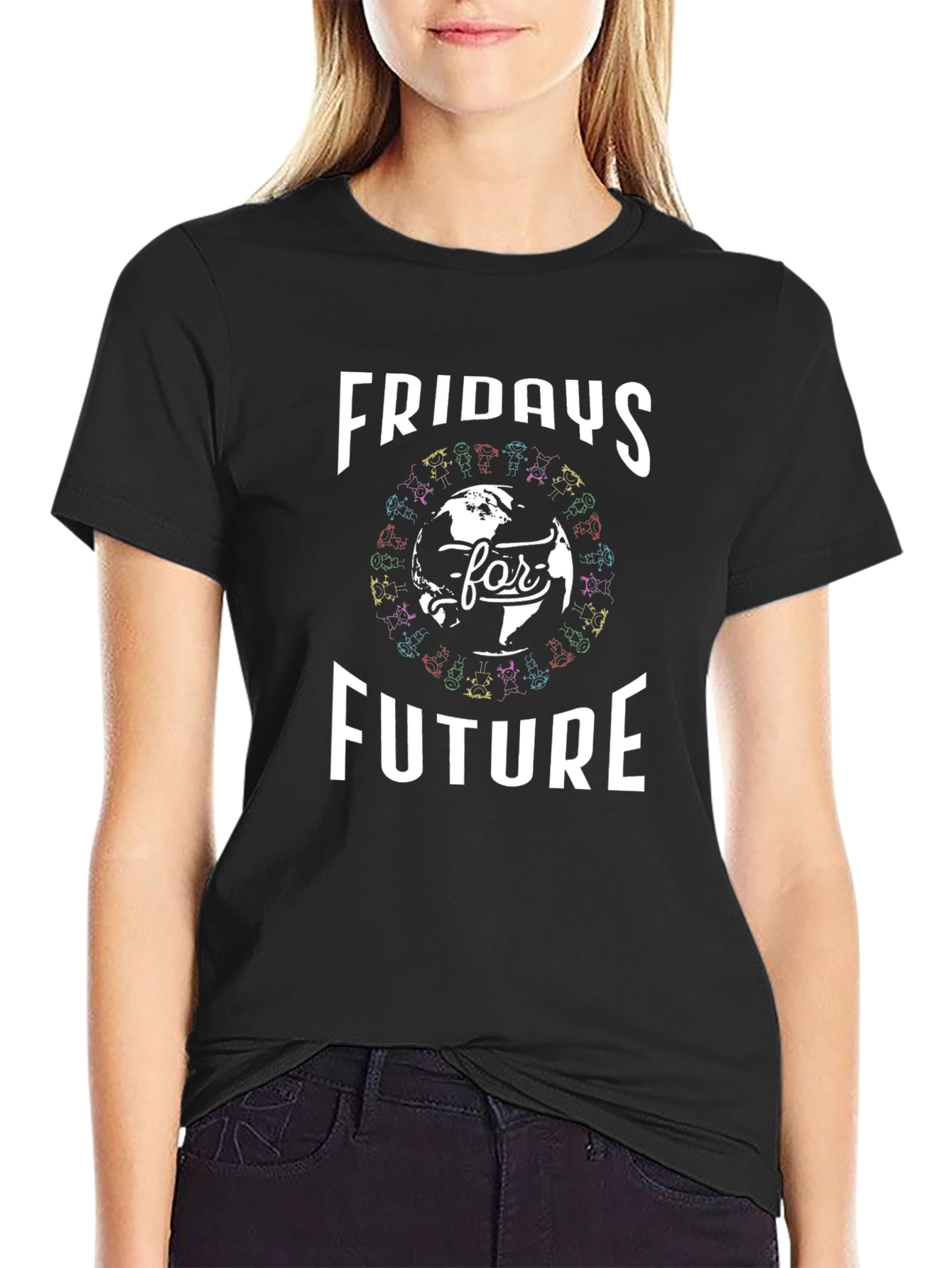 Fridays for Future Black T-Shirt