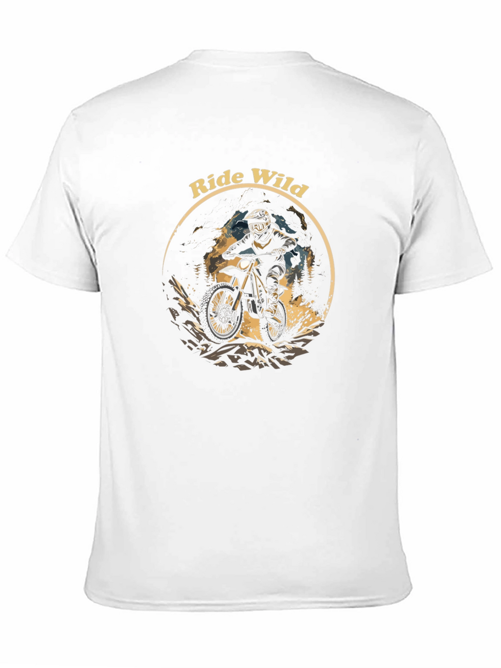 Ride Wild Black Graphic Tee