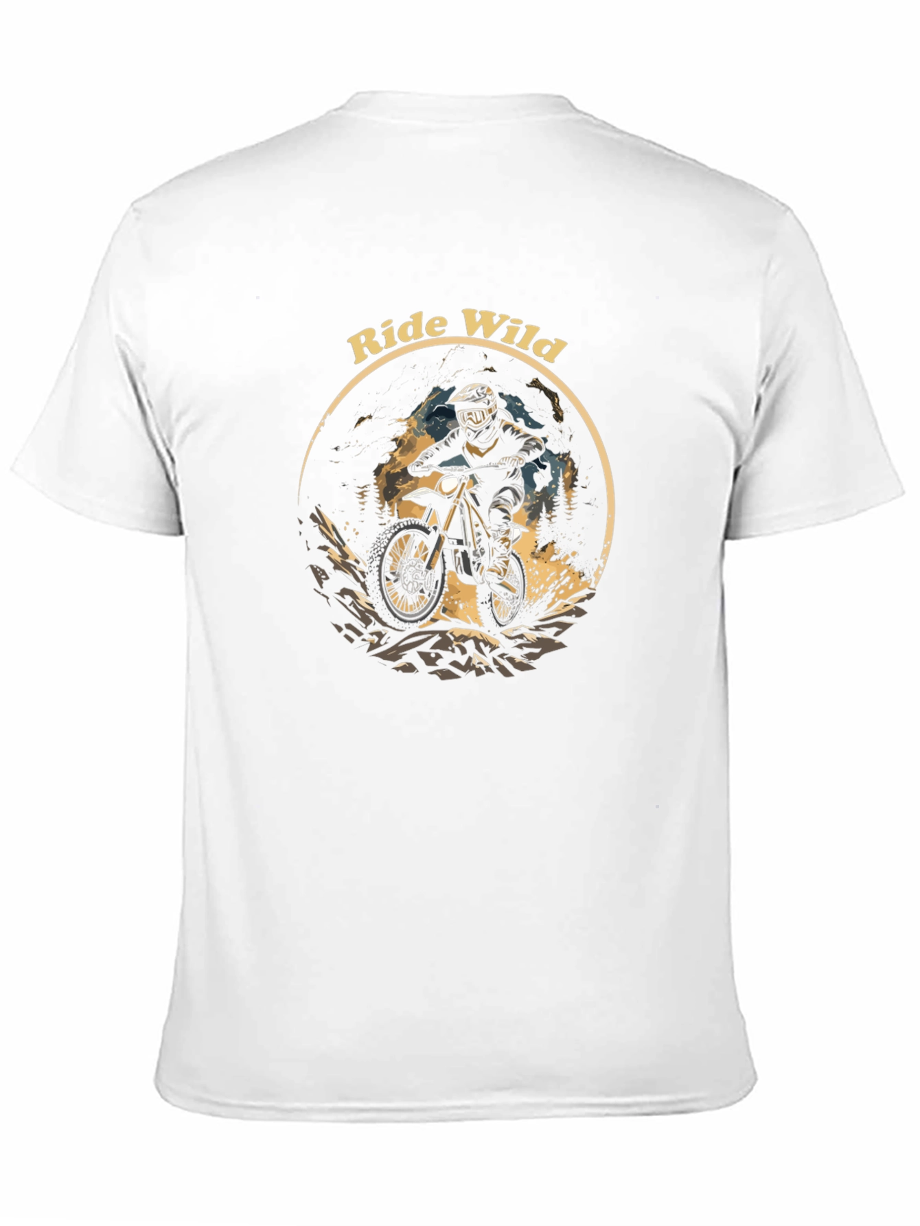 Ride Wild Black Graphic Tee