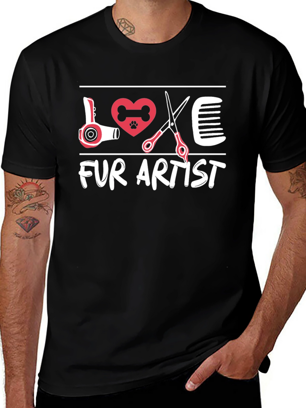 Fur Artist T-Shirt - Grooming Love