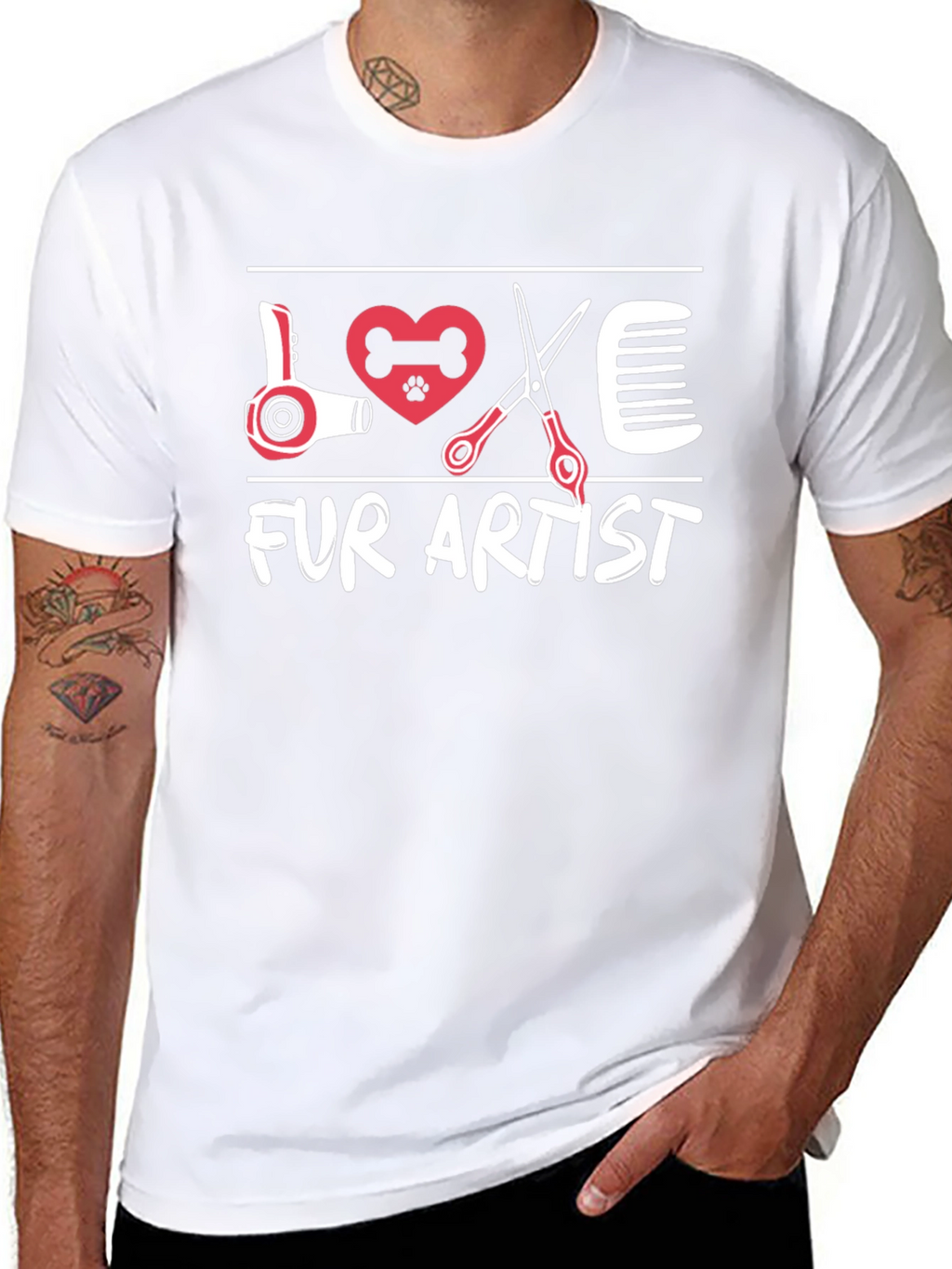 Fur Artist T-Shirt - Grooming Love