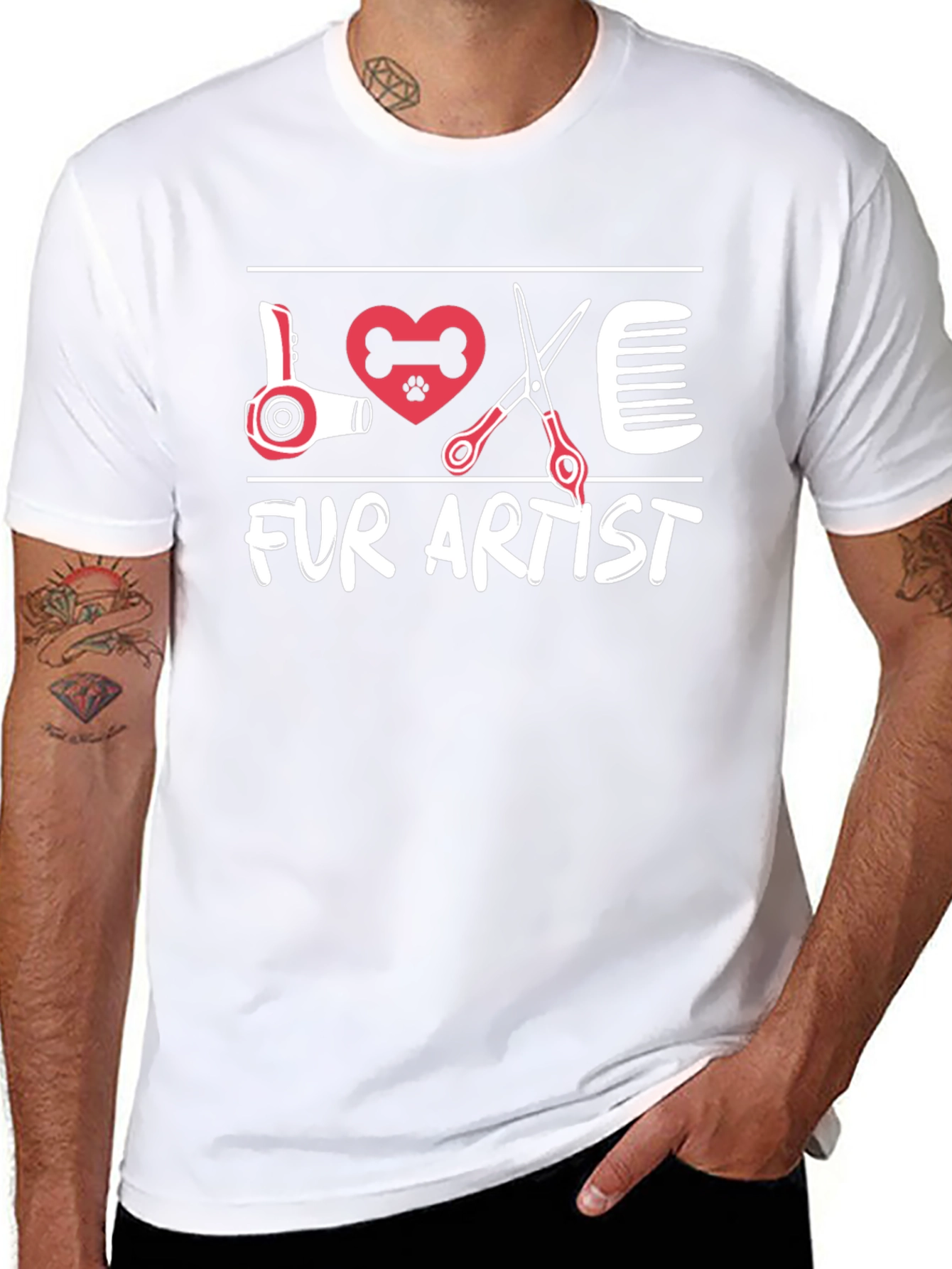 Fur Artist T-Shirt - Grooming Love