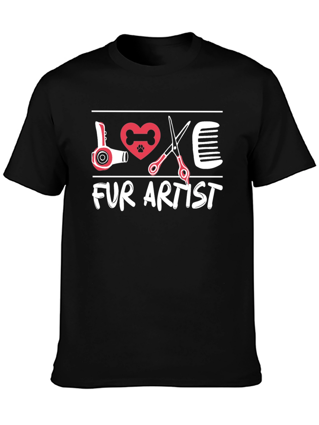 Fur Artist T-Shirt - Grooming Love