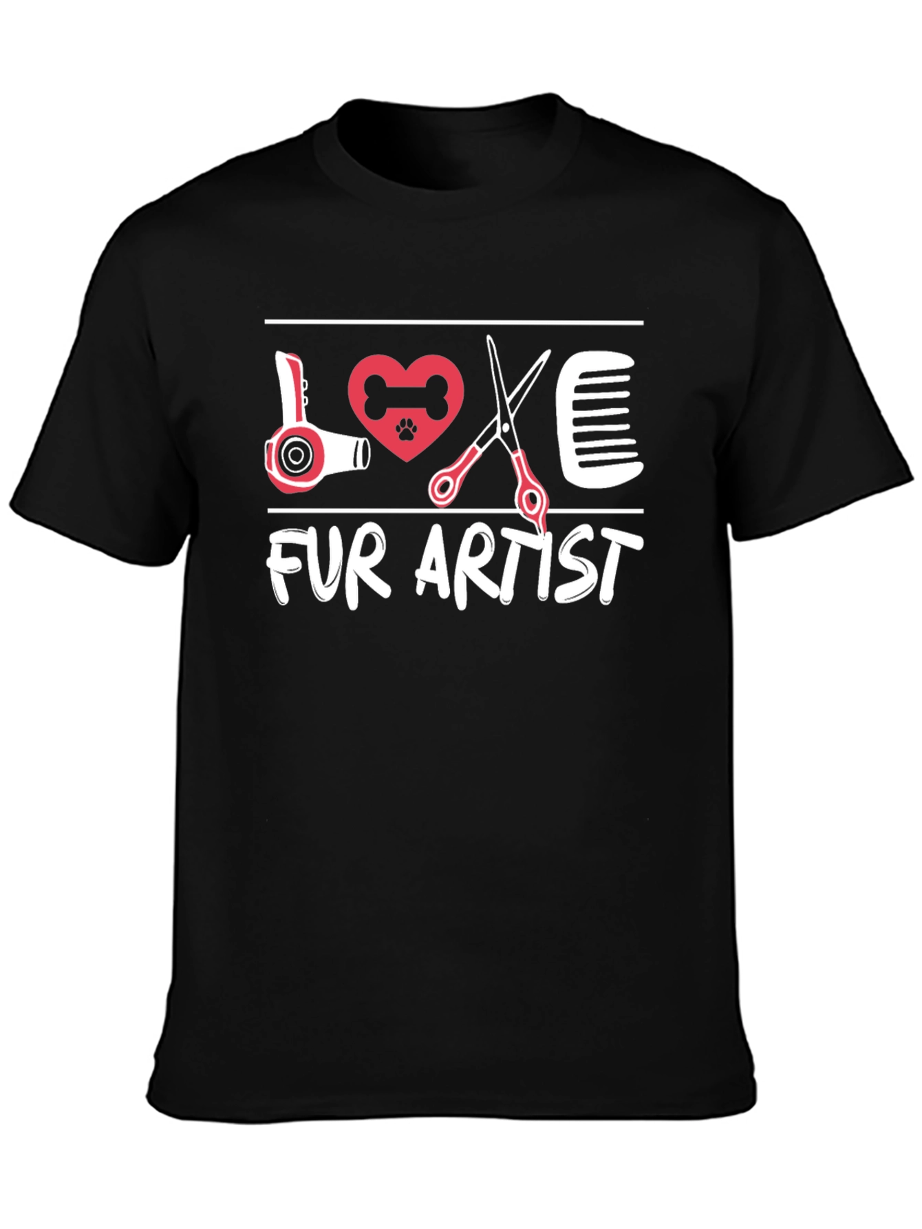 Fur Artist T-Shirt - Grooming Love