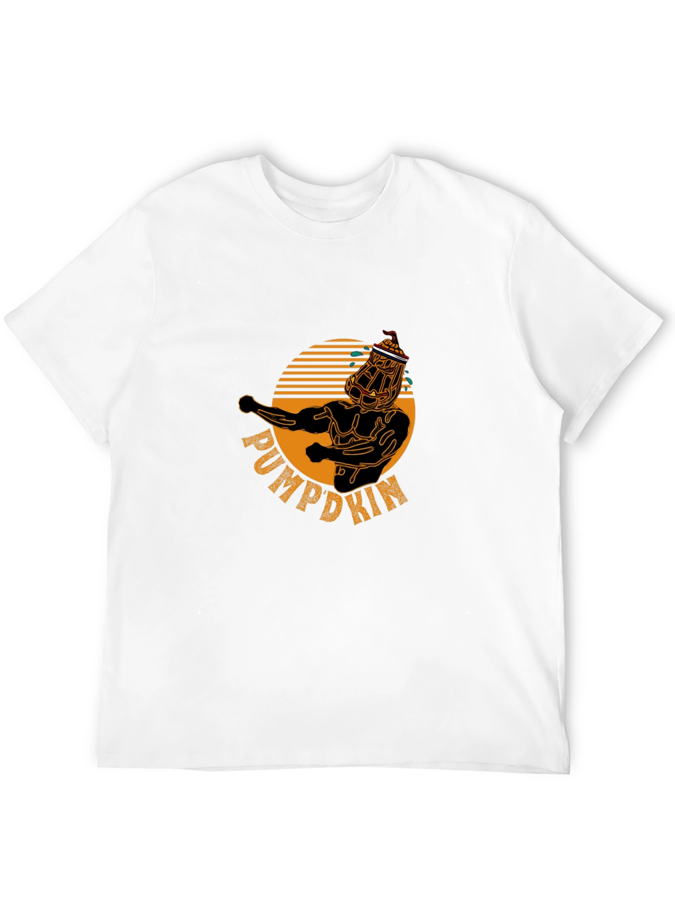 Pumpkin Man T-Shirt - Halloween Graphic Tee