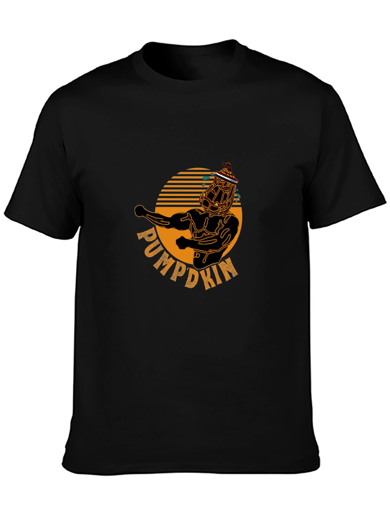 Pumpkin Man T-Shirt - Halloween Graphic Tee