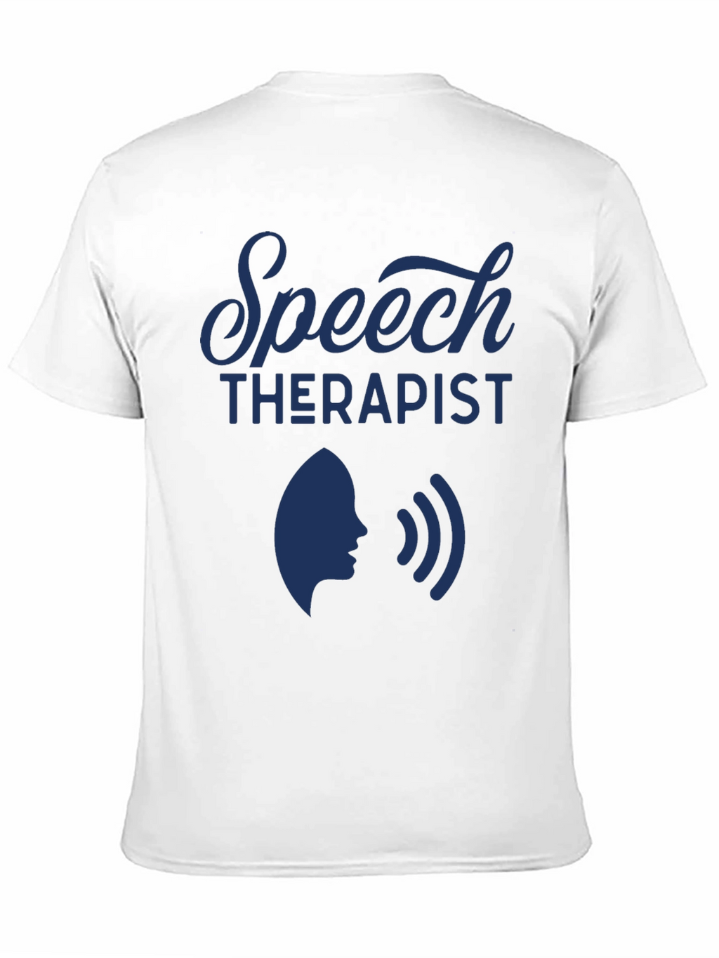 Speech Therapist Graphic Tee - Black Cotton Blend