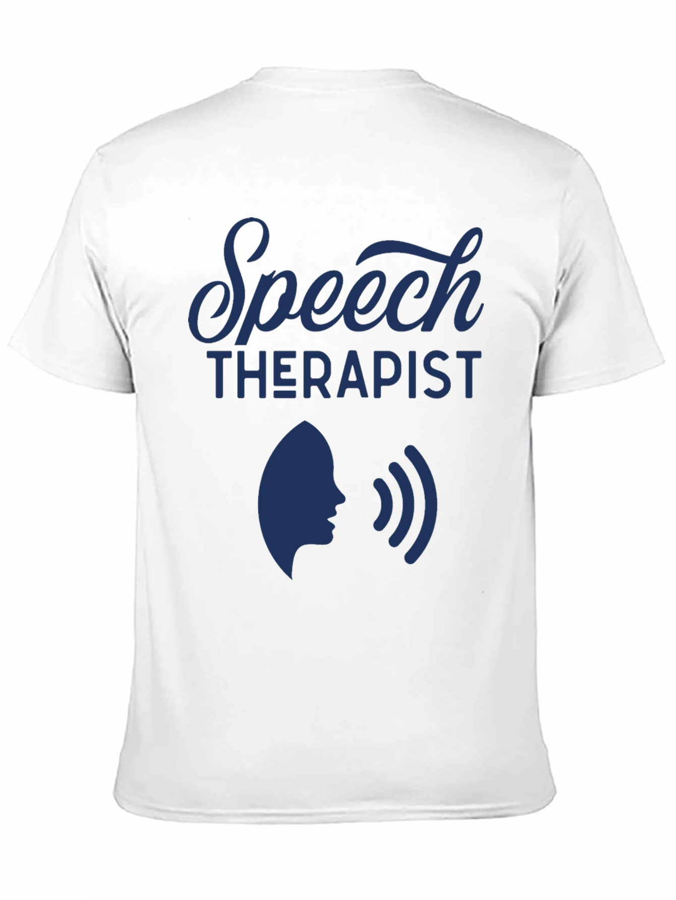 Speech Therapist Graphic Tee - Black Cotton Blend