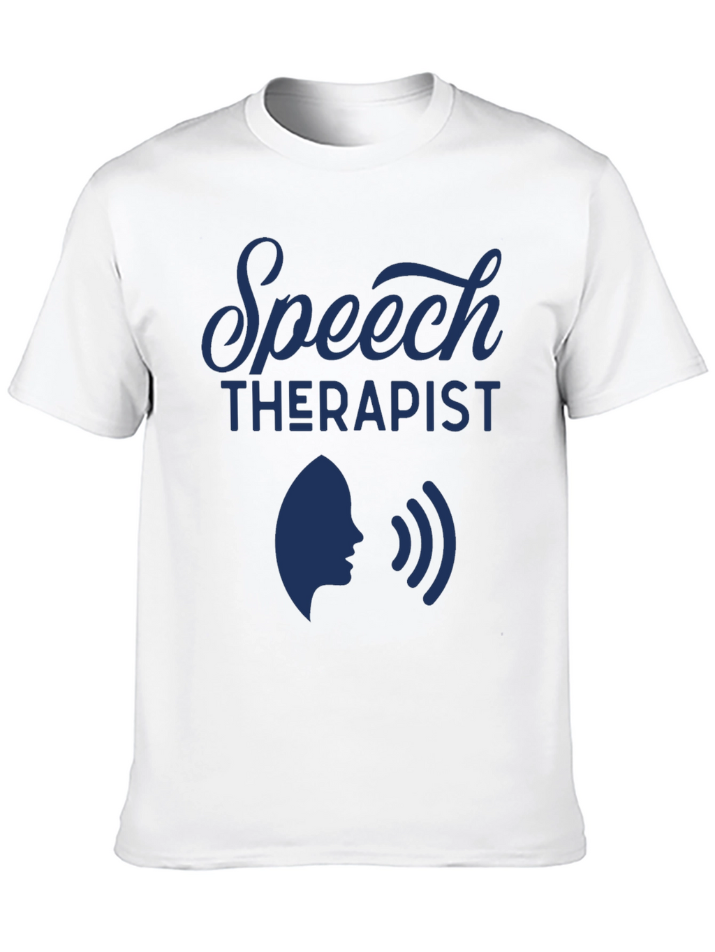 Speech Therapist Graphic Tee - Black Cotton Blend