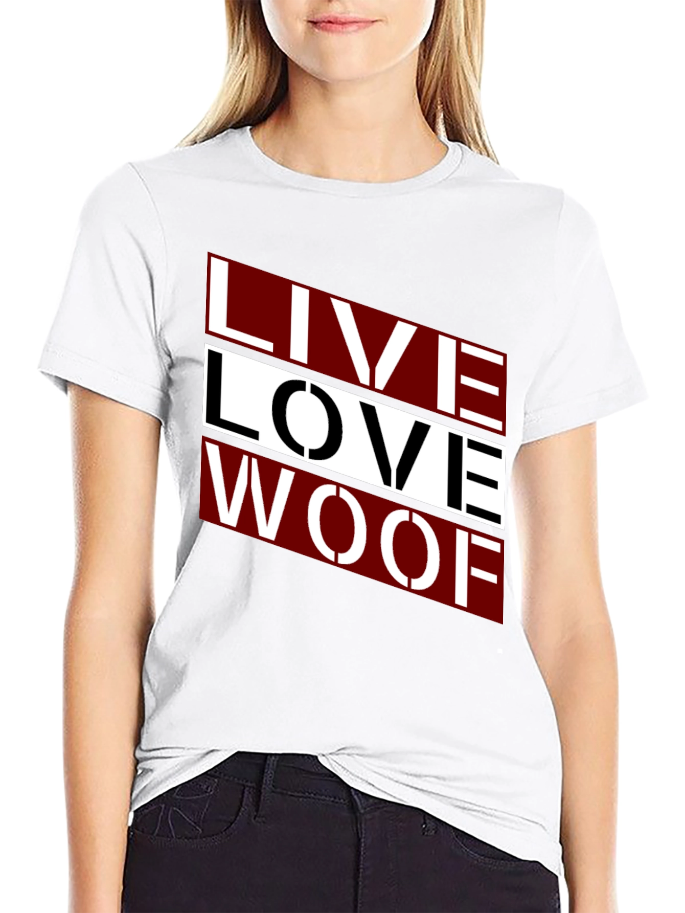 Live Love Woof Graphic Tee