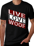 Live Love Woof Graphic Tee